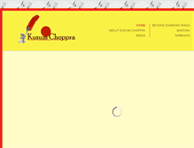 Tablet Screenshot of kusumchoppra.com